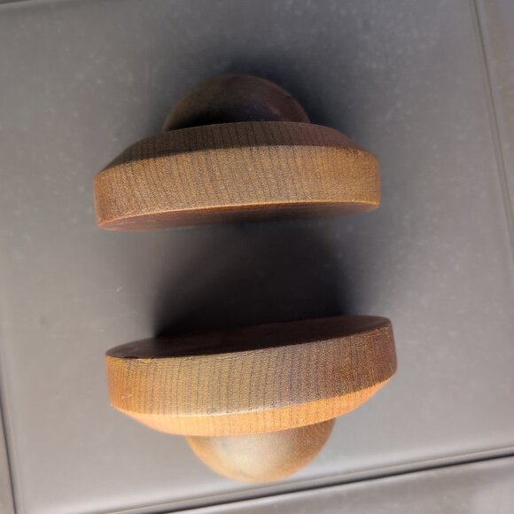 Mid Century Modern A Poem In Wood Duncan's Myrtlewood Crofters Bookends OR USA - Picture 5 of 6